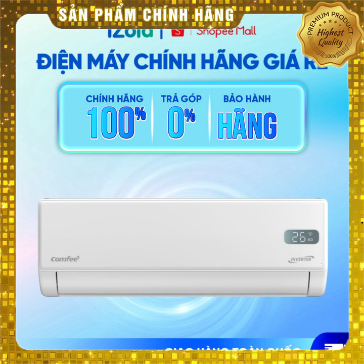 Máy Lạnh Comfee Inverter 1 HP CFS-10VGPF Chính Hãng Giao nhanh toàn quốc.