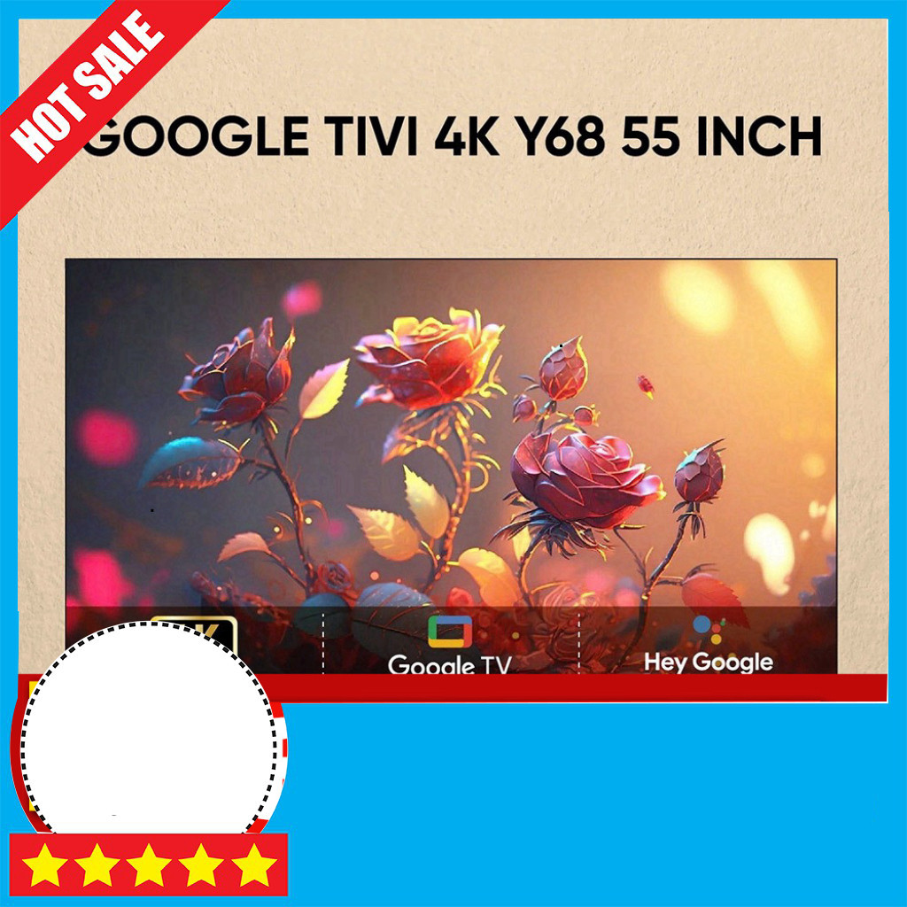 Nhắn shop Google Tivi Coocaa 55 Inch 4K 55Y68 - Màn Hình Cao Cấp 55 Inch Freeship.