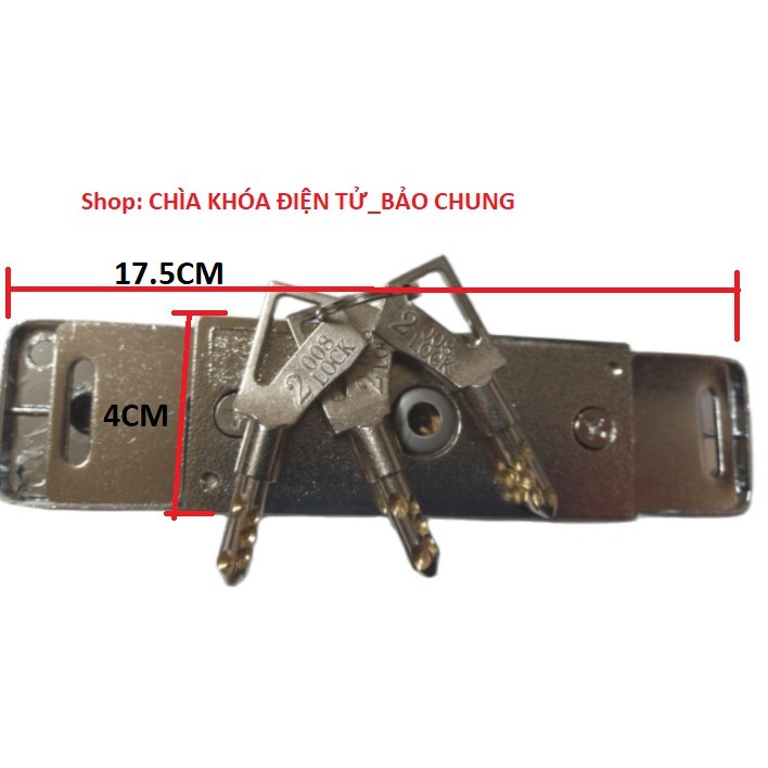 Ổ khóa cửa cuốn cơ đời mới chống trộm chìa khoan vi tính đa cạnh phù hợp với mọi loại cửa cuốn kéo t