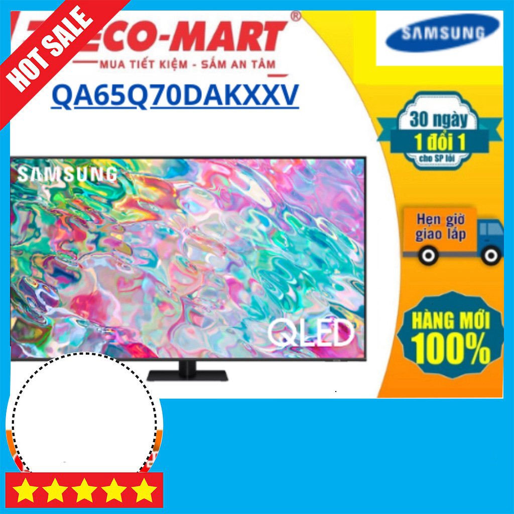 Nhắn shop Tivi 65 inch QLED 4K Samsung QA65Q70DAKXXV Giao Lắp Đặt Miễn Phí Freeship.