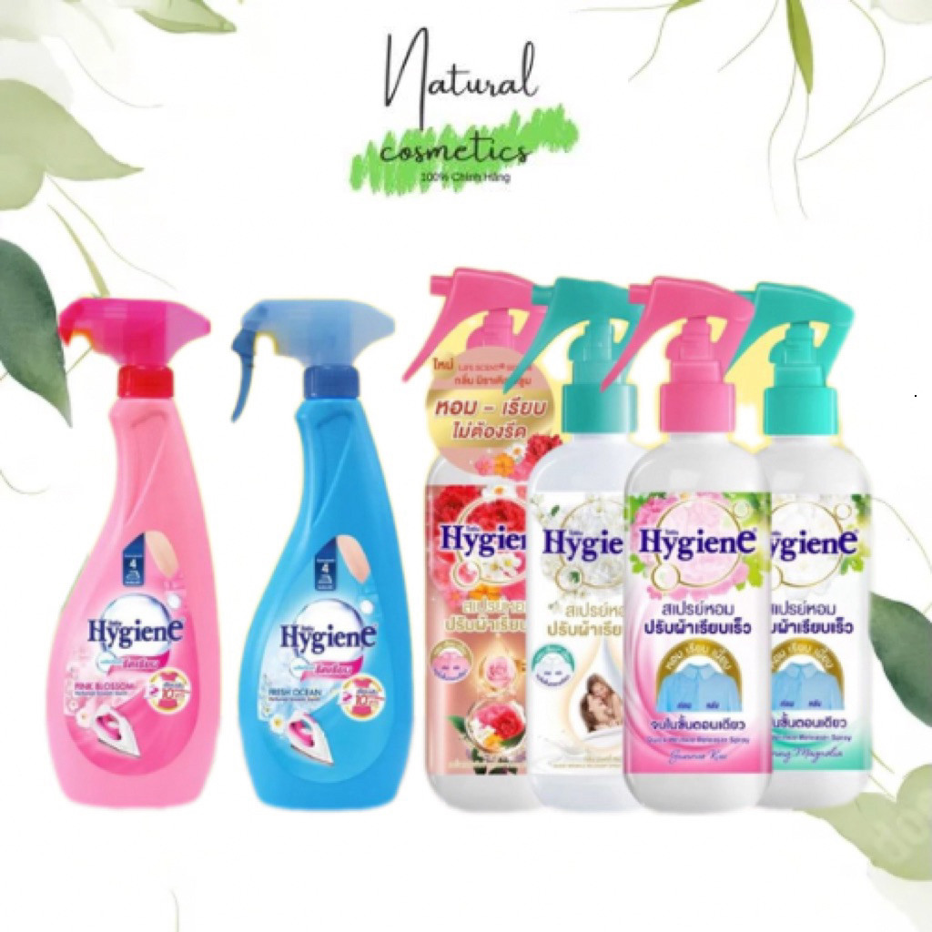 [Chính Hãng] Xịt Thơm Và Chống Nhăn Quần Áo Hygiene Thái Lan Chính Hãng Giá Tốt