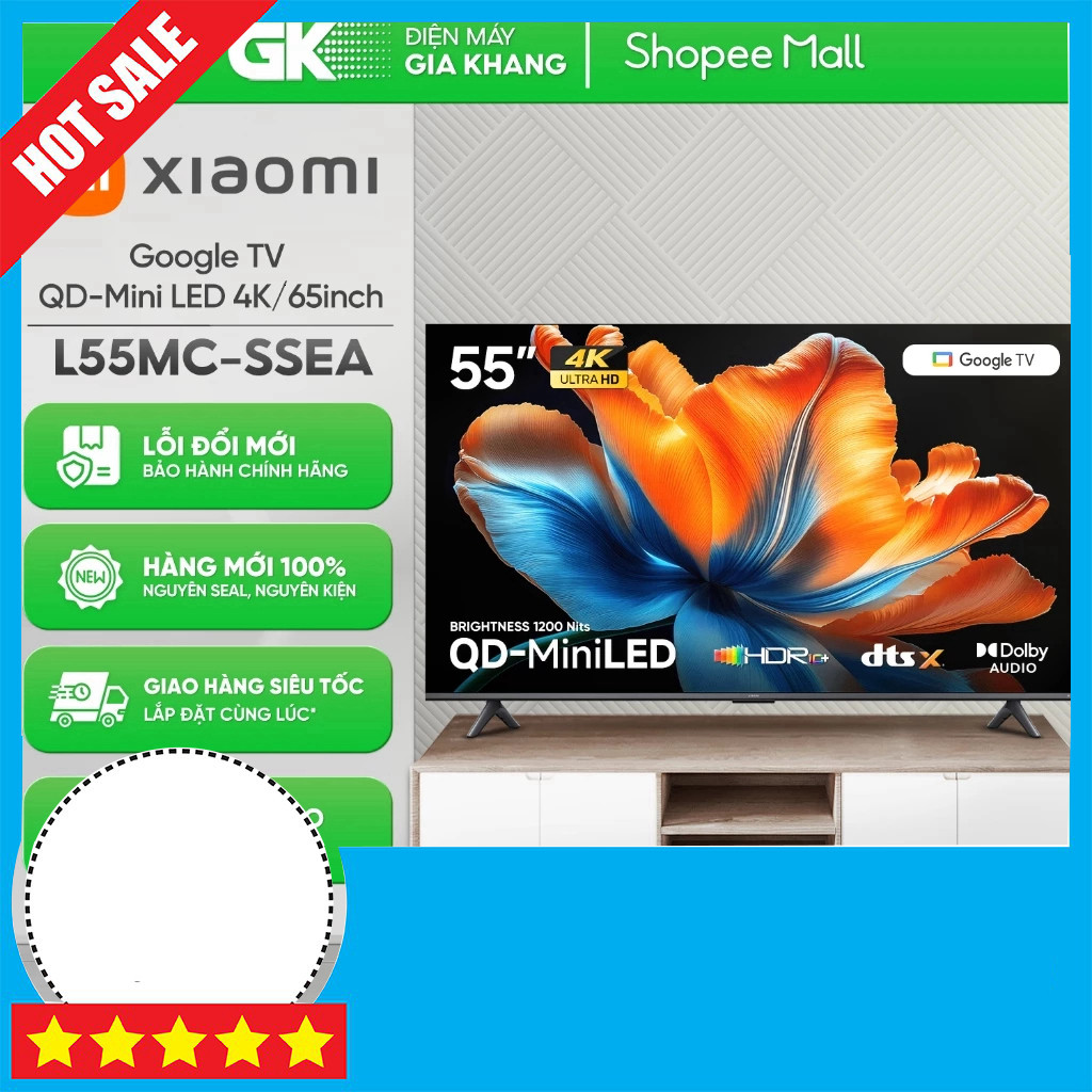 Nhắn shop Tivi Xiaomi S Pro Mini LED 4K 55 Inch L55MB-SSEA | Giá Tốt Toàn Quốc Freeship.