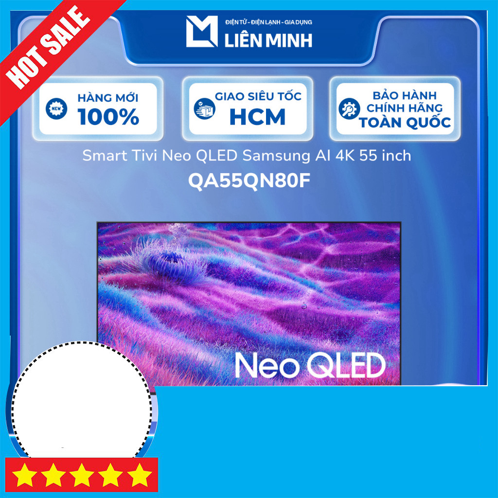 Nhắn shop Tivi Samsung Neo QLED 4K Cứng Cảm 80 inch Tính Năng Mới Freeship.