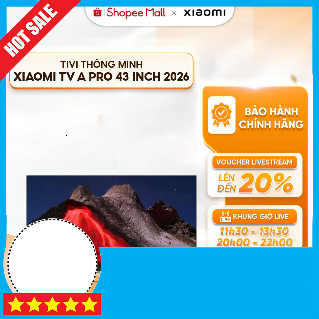 Nhắn shop Google Tivi Xiaomi QLED 43 inch 4K L43MB-APSEA 2026, A Pro, Màn Hình 43 inch Freeship.