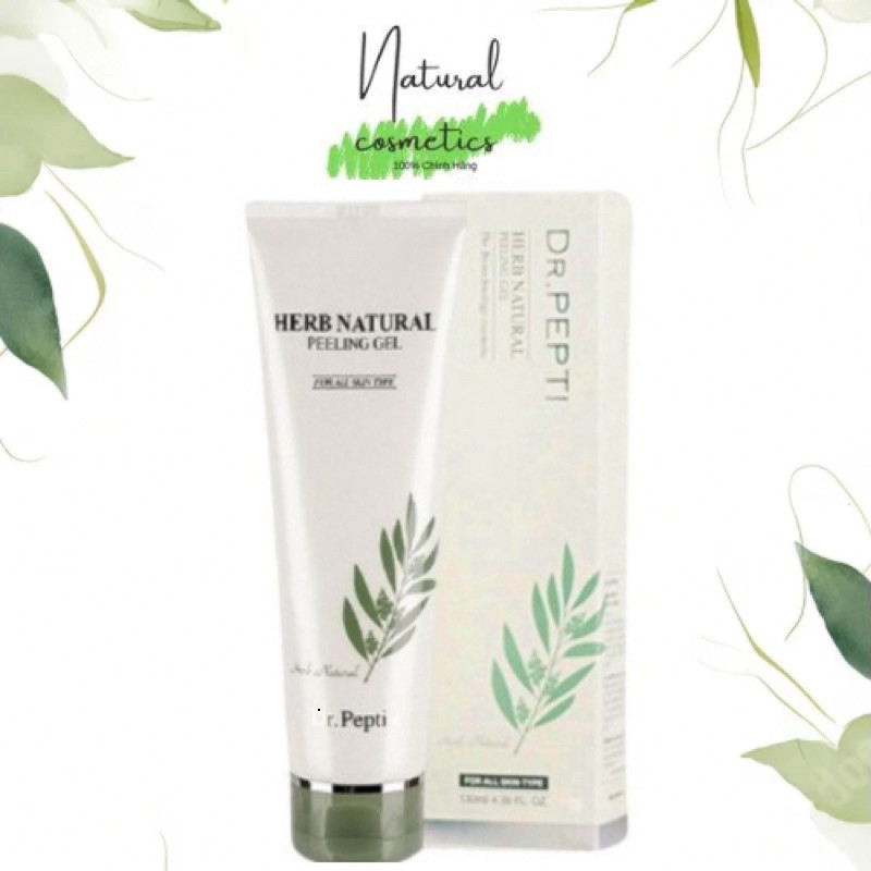 [Chính Hãng] Tẩy Tế Bào Chết Dr.Pepti Herb Natural Peeling Gel Tẩy Da Chết Mặt Drpepti 130g