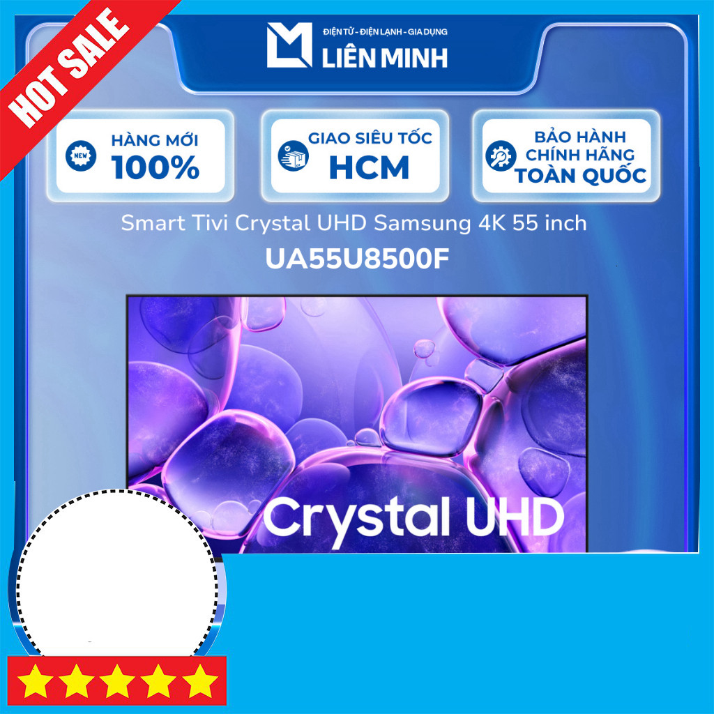 Nhắn shop Smart Tivi Samsung 55 Inch UHD 4K Crystal U8500F Giao Toàn Quốc Freeship.