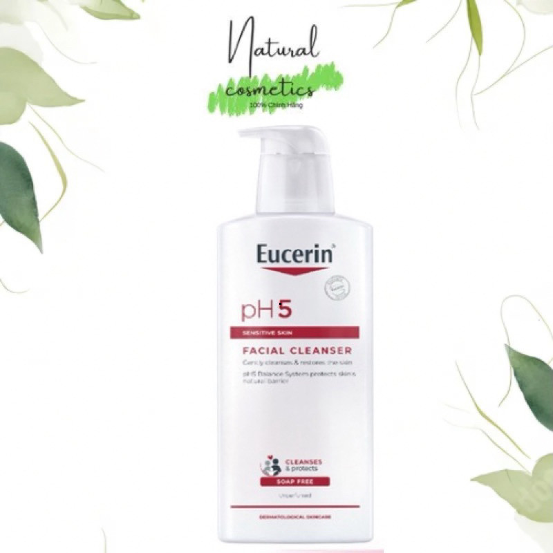 [Chính Hãng] Sữa Rửa Mặt Eucerin PH5 Facial Cleanser Da Nhạy Cảm (400ml)