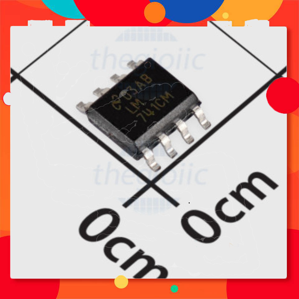 [3 Cái]- LM741CM IC OPAMP General Purpose Amplifier 1 Circuit 1.5 MHz, 8-SOIC Điện Tử Store99