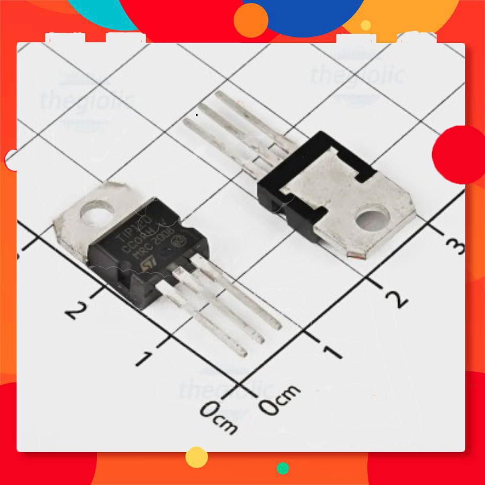[5 Cái]- TIP120 BJT Transistor NPN 1 Ngõ Ra Darlington 60V 5A TO-220 Điện Tử Store99