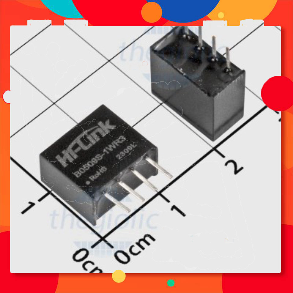 HLK-B0509S-1WR3 Chuyển Đổi DC-DC Vào 5V Ra 9V 1W Điện Tử Store99