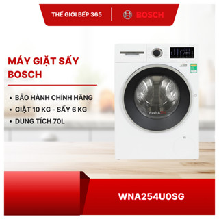 Máy giặt sấy Bosch 10 kg - sấy 6 kg WNA254U0SG - 15 Chương Trình, Tiết Kiệm Nước