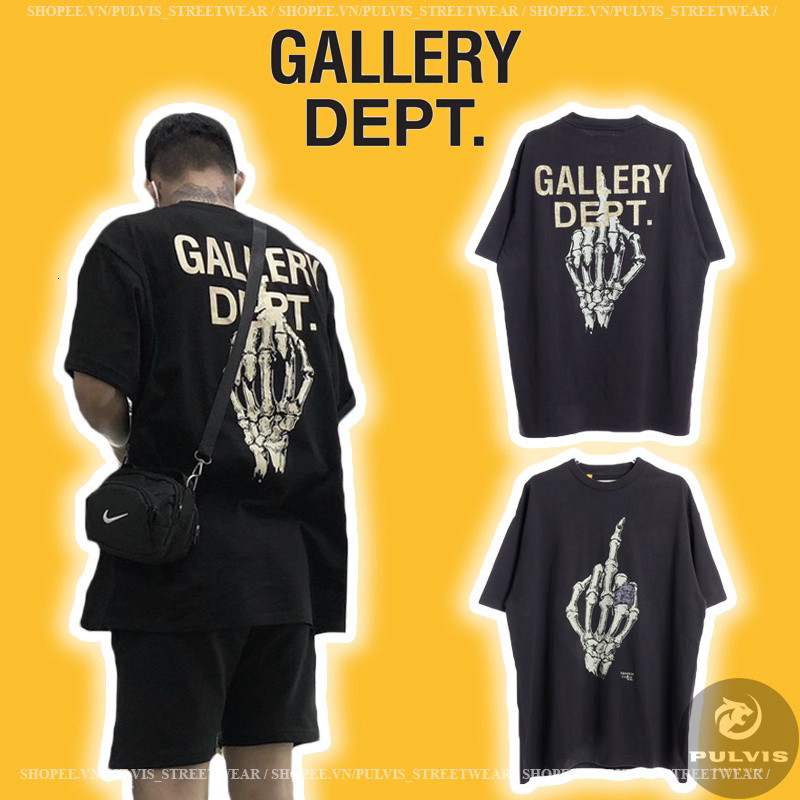 Áo Tee Gallery Dept Letter Print Vintage Tee, Áo thun Gallery Dept GD PLV