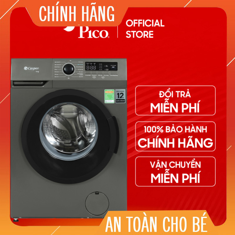 Máy Giặt Casper Inverter 9 Kg WF-9VG1, 9.5Kg WF-95VG5, 10.5Kg WF-105VG5 Giao nhanh toàn quốc.