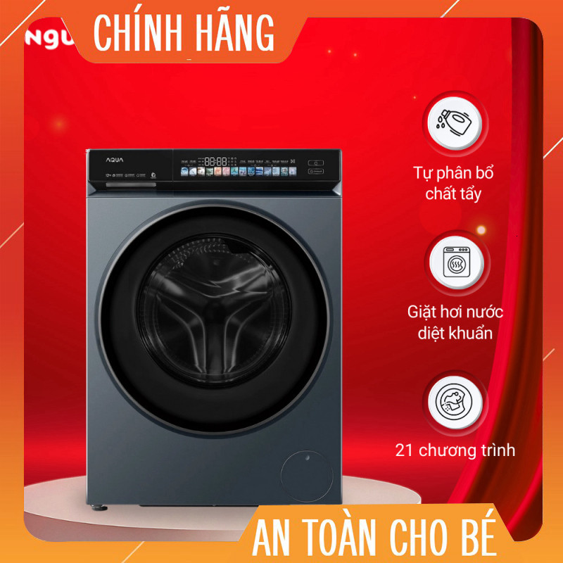 Máy Giặt Inverter Aqua 12kg AW12-BD4377U1L - Mới 2025 Giao nhanh toàn quốc.