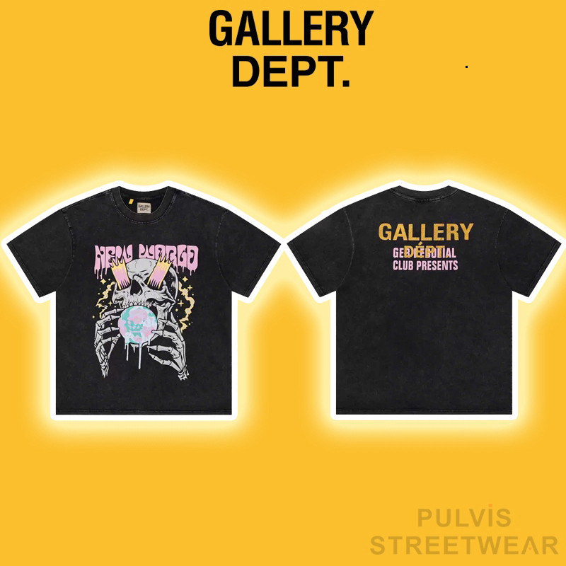 Áo Tee Gallery Dept Graffiti Logo Vintage Tee, Áo thun Gallery Dept GD, Áo phông nam PLV