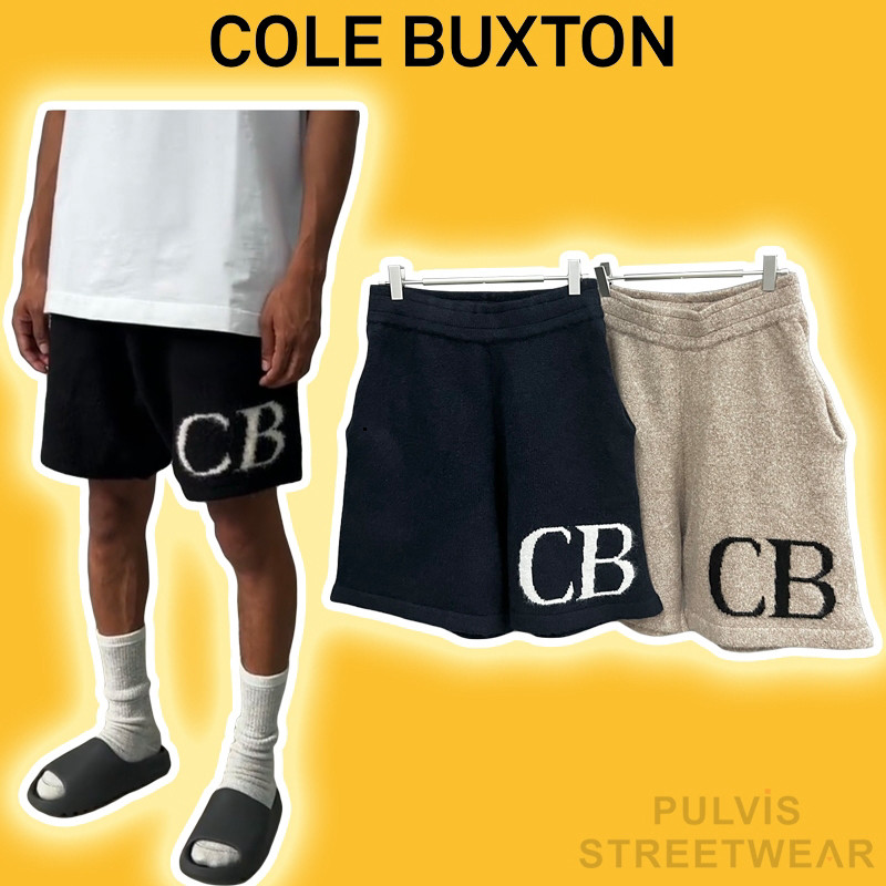 Quần Short Cole Buxton Intarsia Knit Sweat Short, Quần short nỉ nam, quần nam PLV