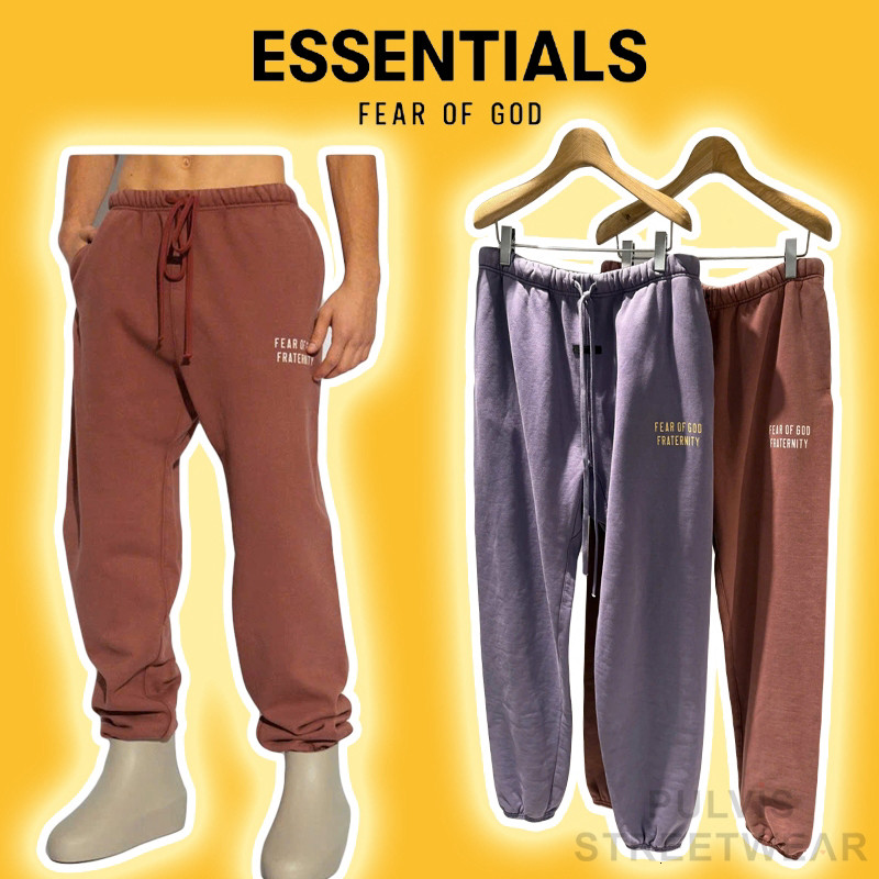 Quần Dài FOG Fear Of God ESSENTIALS SS24 ''Fraternity'' Sweatpants ,Quần nỉ jogger ESSENTIALS PLV