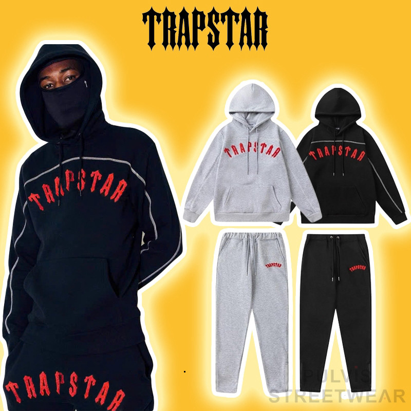 Bộ Quần Áo Thể Thao Trapstar Irongate Arch Panel Tracksuit, Set Quần áo hoodie nỉ bông drip PLV