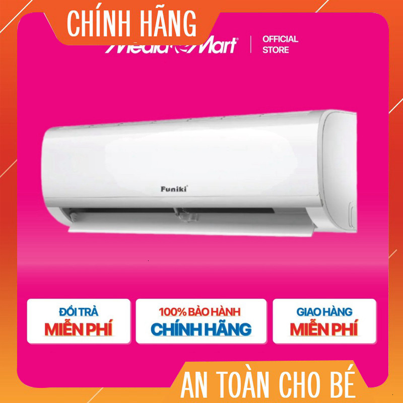 Điện Máy Funiki Điều Hòa 90.000Btu/1HP 1 Chiều HSC 09TMU Chất Lượng Cao Giao nhanh toàn quốc.