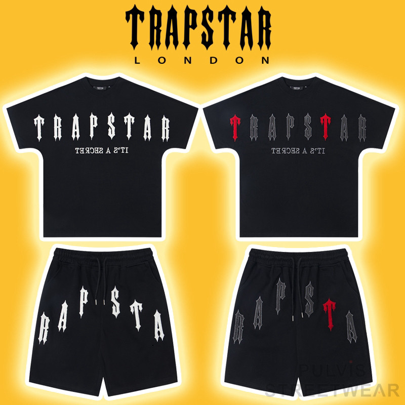 Set Quần Áo Trapstar DRIP Arch Chenille Decoded 2.0, Bộ quần áo Trapstar cộc,bộ nam PLV