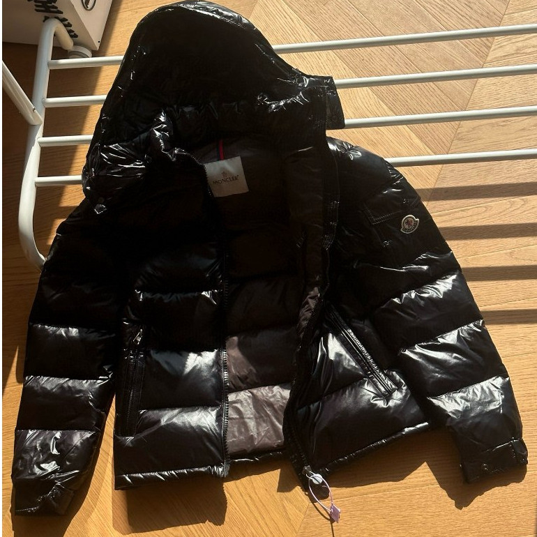 Áo Phao Lông Vũ Moncler Hooded Maya Puffer Jacket, Áo khoác phao Moncler bóng chống nước PLV