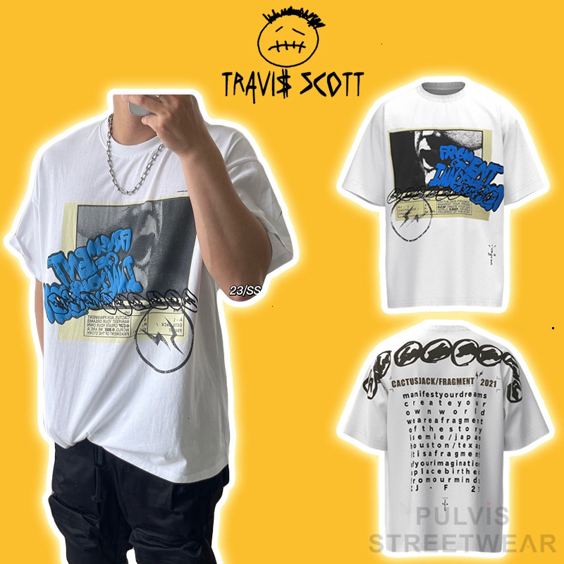Áo Tee Travis Scott Cactus Jack For Fragment Manifest, Áo thun travis Scott PLV