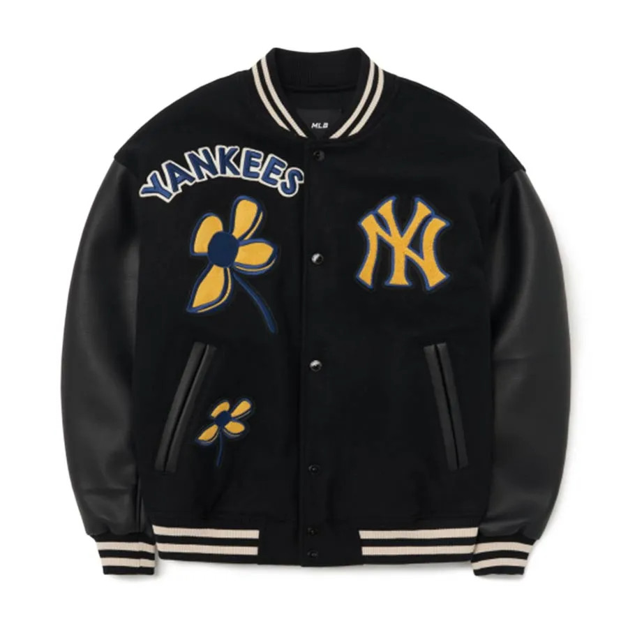 Bomber MLB Floral Wappen Play Baseball Jumper New York Yankees