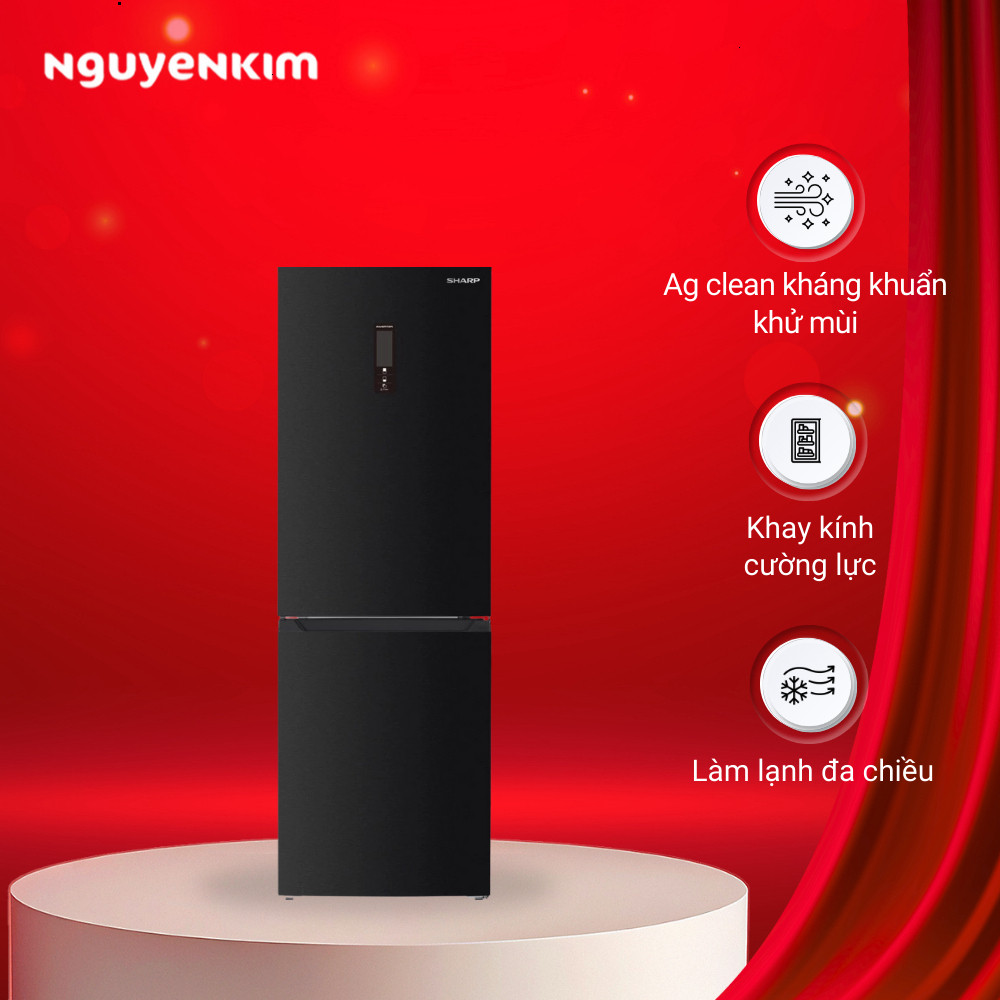 [Mới 2025] Tủ lạnh Sharp Inverter 323 lít  SJ-BF330V-DG