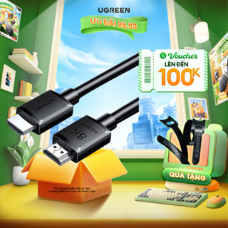 Cáp HDMI 2.1 1M-5M Ugreen HD175 | Hỗ trợ 8K@60Hz 48Gbps | Hỗ trợ HDR eARC | Bảo hành 18 tháng 1 đổi 1 45430