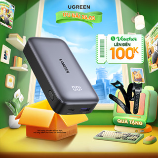 Pin sạc dự phòng UGREEN 10000/20000mAh | PD 20W / QC 3.0 | iPhone/Android/Samsung | BH 18 tháng |10400 25683