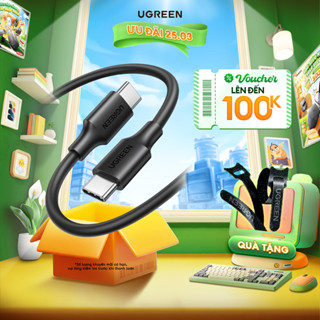 Cáp sạc USB C sang USB C Ugreen US286 Sạc nhanh 60W  | Tốc độ truyền 480Mbps | Bảo Hành 1 đổi 1 18 Tháng | 50996 50997