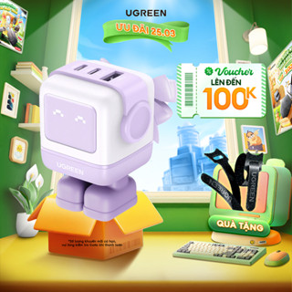 Củ sạc nhanh Robot UGREEN 30W/65W CD359/CD319 | Công nghệ GaN | Tương thích rộng | Bảo hành 18 tháng 1 đổi 1 15570 15550