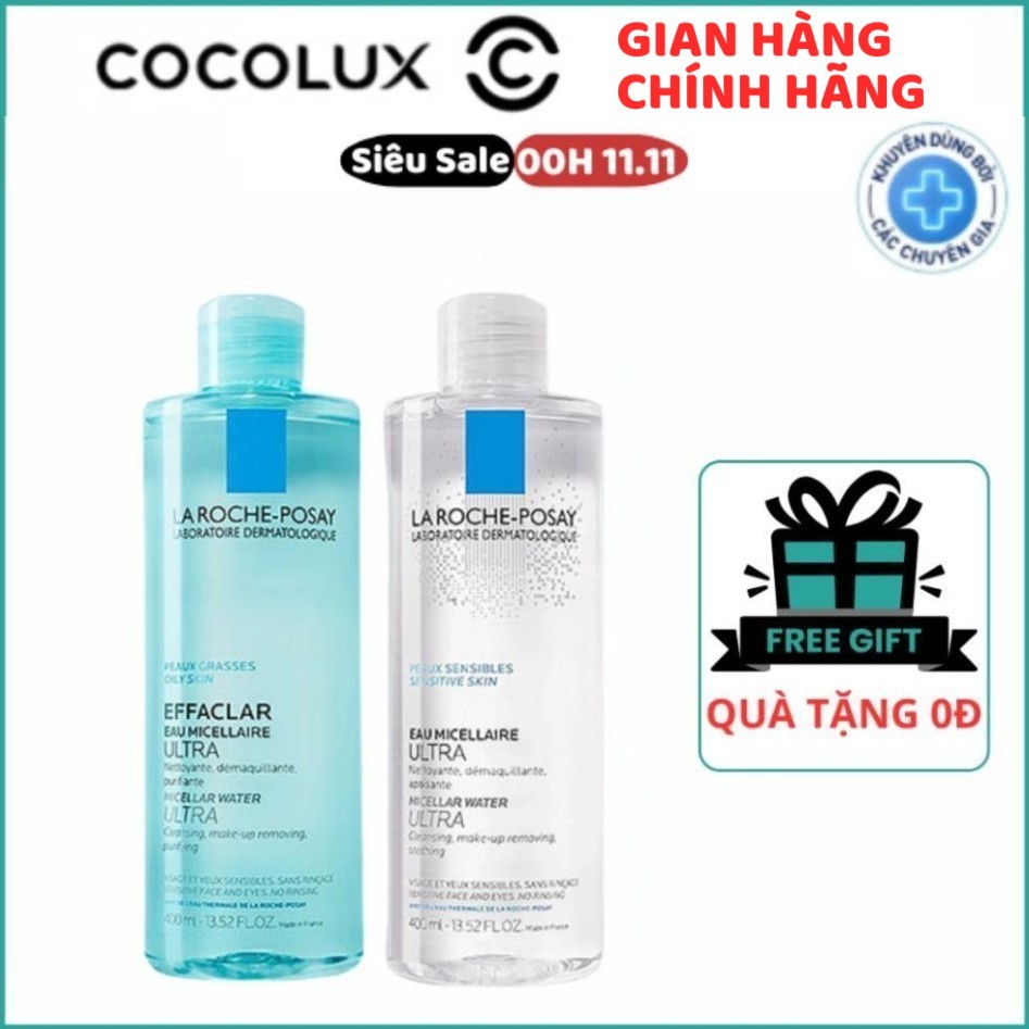 Nước Tẩy Trang Dành Cho Da Dầu Mụn, Da Nhạy Cảm La Roche-Posay 400ML Watsons Official