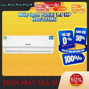 nhắn SHOP nhận mã giảm✔️_  HSC12TMU  Máy lạnh Funiki 1.5 HP HSC12TMU  Hàng chính hãng _mới 100%
