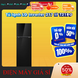nhắn SHOP nhận mã giảm✔️_  T26BG  Tủ lạnh LG Inverter 266 lít T26BG  Hàng chính hãng _mới 100%