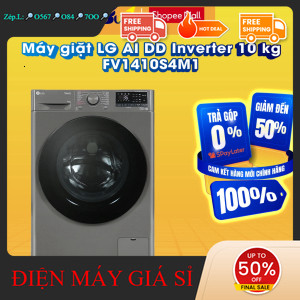 nhắn SHOP nhận mã giảm✔️_  FV1410S4M1  Máy giặt LG AI DD Inverter 10 kg FV1410S4M1  Hàng chính hãng 