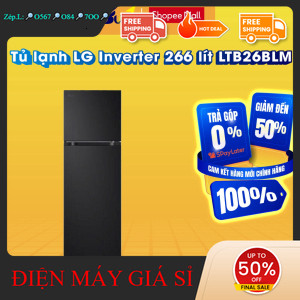 nhắn SHOP nhận mã giảm✔️_  Tủ lạnh LG Inverter 266 lít LTB26BLM _mới 100%