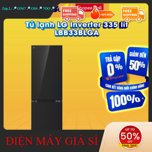 nhắn SHOP nhận mã giảm✔️_  LBB33BLGA  Tủ lạnh LG Inverter 335 lít LBB33BLGA  Hàng chính hãng _mới 10