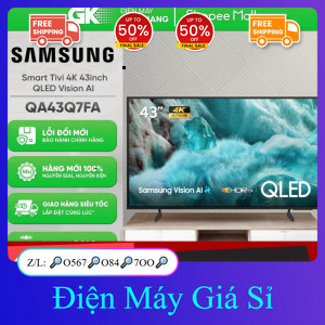 nhắn SHOP✔️_  ib SHOP✔️_  QA43Q7FA | Smart Tivi SAMSUNG 43 inch QLED Q7FA 4K Vision AI QA43Q7FAAKXXV