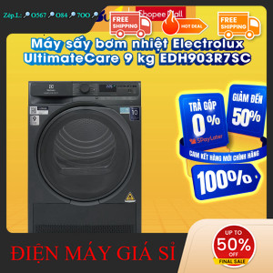 nhắn SHOP nhận mã giảm✔️_  EDH903R7SC  Máy sấy bơm nhiệt Electrolux UltimateCare 9 kg EDH903R7SC  Hà