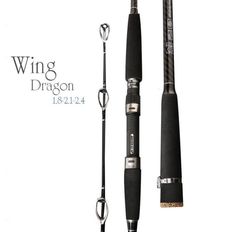 Cần Câu Cá Wring dragon 2m1, 2m1, 2m7,3m0 cần tải cá 1 đến 12kg gvvcbb lokjbb