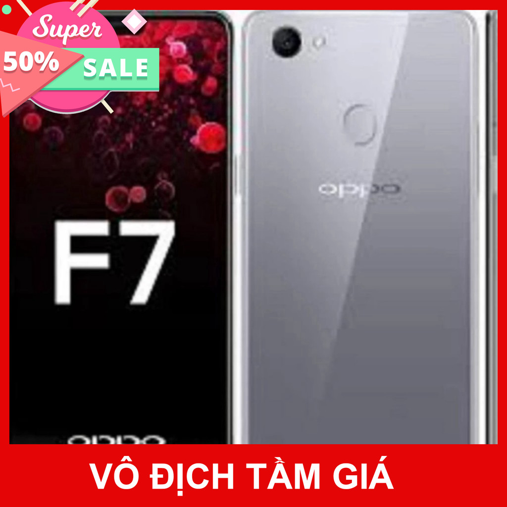 điện thoại Oppo F7 Chính Hãng 2sim ram 8G/256G, Màn hình: LTPS IPS LCD6.23"Full HD+, Camera sau: 16 