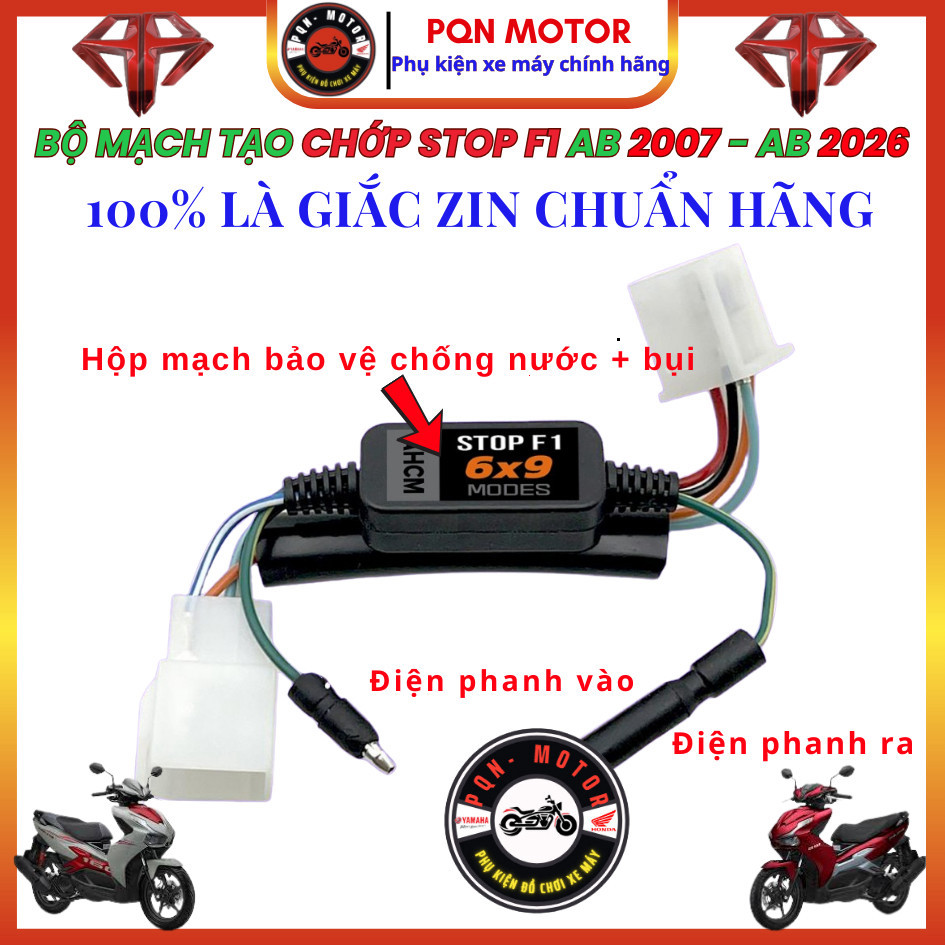 Mạch Stop F1 AB 2026 và AB 2007 Đến AB2025  AB 110 125 150 160 Giắc Zin 100% - Nhiều Chế Độ Chớp