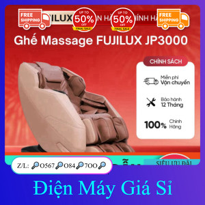 nhắn SHOP✔️_  nhận mã giảm✔️_ Ghế Massage FUJILUX JP3000 khung công thái thiết kế nhỏ 20 chế độ mass