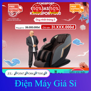nhắn SHOP✔️_  nhận mã giảm✔️_ Ghế massage toàn thân KINGSPORT G80 hệ thống con lăn 3D hiện đại, công