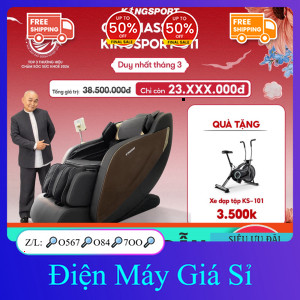 nhắn SHOP✔️_  nhận mã giảm✔️_ Ghế massage KINGSPORT G11 công nghệ mới Kingtech Touch Pro, 12 bài mas