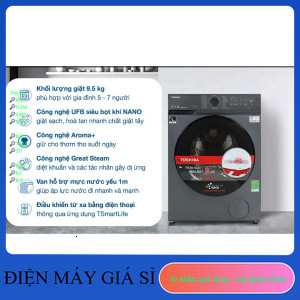 ib giảm thêm 200k-5tr✔️_  Máy giặt Toshiba Inverter 9.5 kg TWT21BU105UWV(MG) model 2023   _siêu rẻ