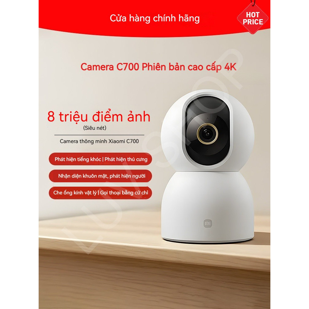 Camera Xiaomi C700 4K Gia Đình Giám Sát Từ Xa Camera Camera Toàn Cảnh Mạng Không Dây/Wifi-6 Camera T