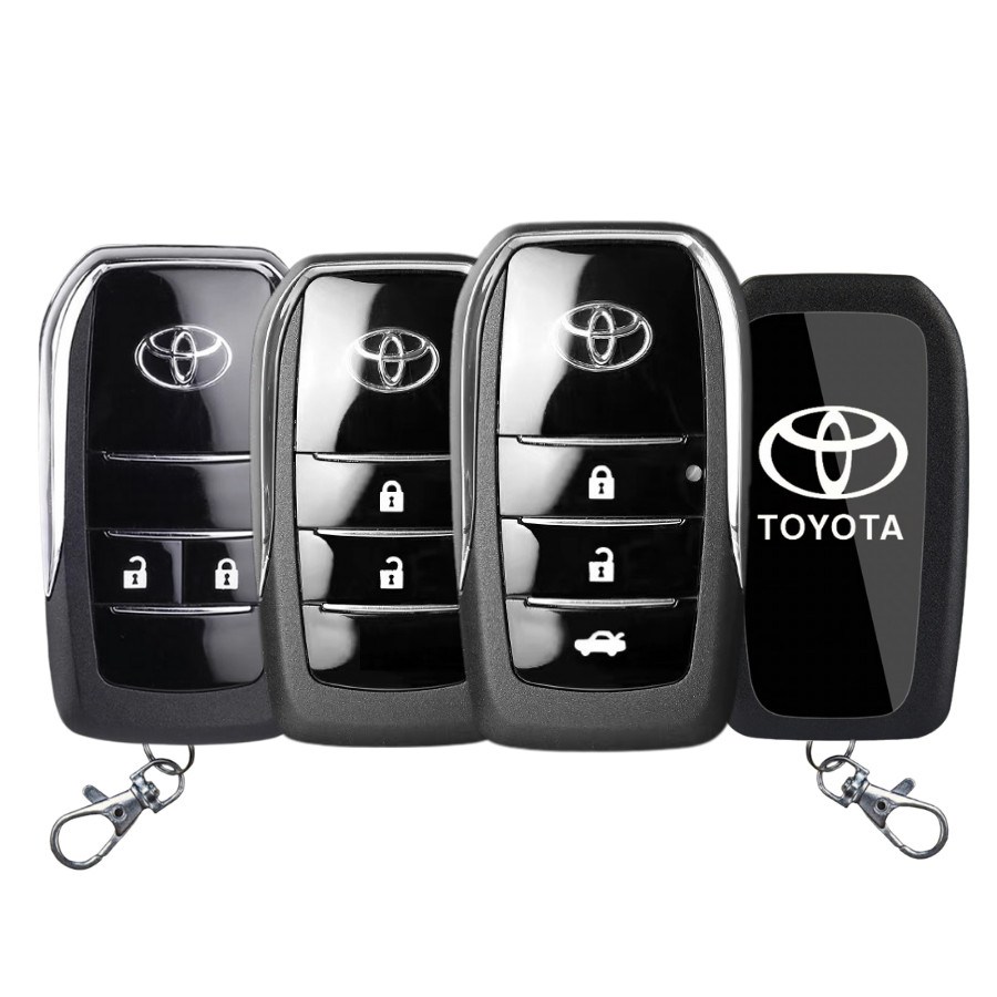 Chìa khoá độ gập Toyota Vios Yaris Hiace 3 nút bấm đời 2015-2025 V703