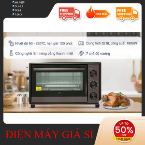 nhắn SHOP nhận mã giảm✔️_  Lò nướng Electrolux EOT3218XG 32 lít 2022 _mới 100%